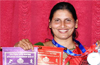 Mudarangady School teacher Sunitha wins laurels at  Masters Athletic event